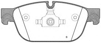 OPEN PARTS bpa145101 -  Комплект тормозных колодок, дисковый тормоз